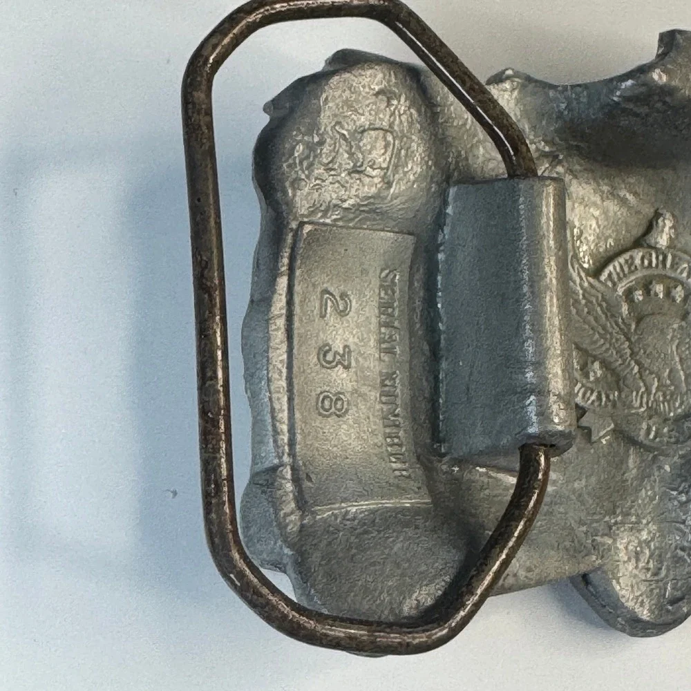Tanker Truck Belt Buckle Pewter Tone Metal Made in Mexico‎ Reissue